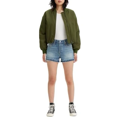 Abbildung von Levi&#039;s 501 Original Short Jeans Shorts, Damen, Größe: 24, Blue denim