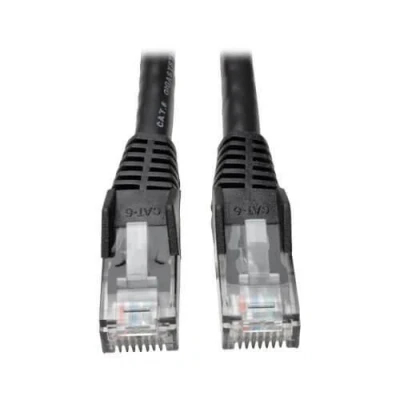 Abbildung von 0 Eaton Tripp Lite Series Cat6 Gigabit Snagless Molded (UTP) Ethernet Kabel (RJ45 Stecker/Stecker), Schwarz, 5 ft. (1.52 m