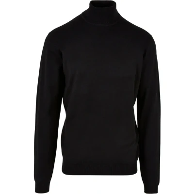 Abbildung von Urban Classics Turtleneck Strickpullover, Herren, Größe: Large, Black