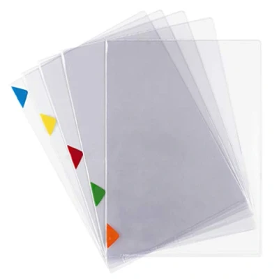 Abbildung von Tarifold 511519 Pack mit 5 Ordnern aus PVC A4 + Long Life extra stark große Kapazität, verschiedene Farben, Stück