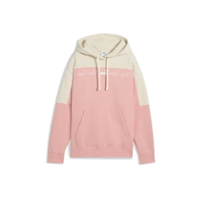 Abbildung von Puma Around THE Block Kapuzenpullover, Damen, Größe: XXL, Pink fruit