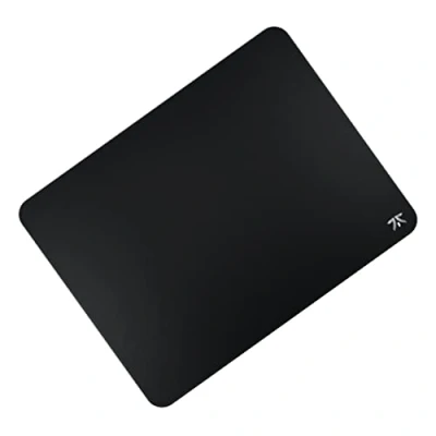 Abbildung von Fnatic Dash L Advanced Professional Gaming Mouse Mat for Esports with Stitched Edges and Non Slip Rubber Base, Level Surface (Size L, Black, Mixed Fabric) 487 x 372 3 mm