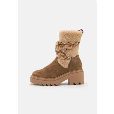 Abbildung von Tamaris Schnürstiefelette, Damen, Größe: 41, Brown Schuhe