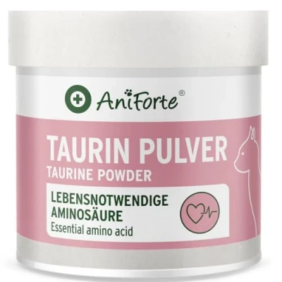 Abbildung von AniForte Taurin Für Katzen 100g Zur Gesunderhaltung der Netzhaut, Immunsystem &amp; Stoffwechsel, Erhaltung von Herzfunktion Herzkreislaufsystem