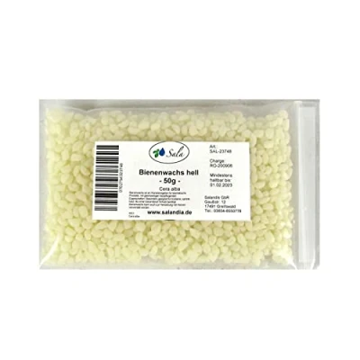 Abbildung von Sala Bienenwachs Pastillen hell gebleicht weiß Ph. Eur. 50 g Beutel