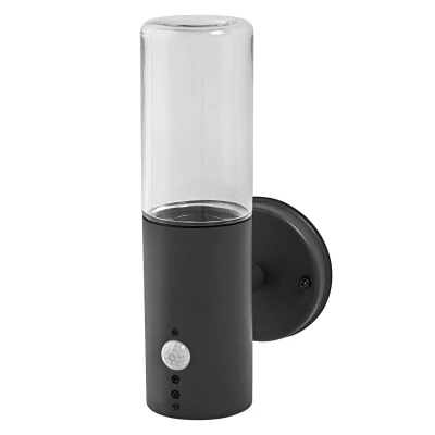 Abbildung von Ledvance ENDURA CLASSIC FIGO CYL W SEN Außenleuchte, Wandleuchte, dunkelgrau, Edelstahl, einfache &amp; schnelle Installation, IP44, Bewegungsmelder, Tageslichtsensor, flexible Anwendung im Außenbereich