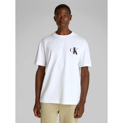 Abbildung von Calvin Klein Jeans BOLD TEE Unisex Tshirt print, Größe: Small, Bright white