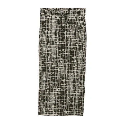 Abbildung von TOM Tailor MIDI Bleistiftrock, Damen, Größe: 40, Abstract black grid design