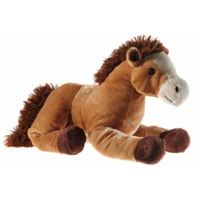 Abbildung von Heunec® Kuscheltier Pferd liegend 62 cm braun