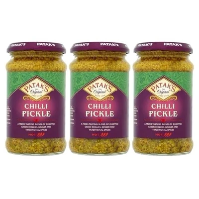 Abbildung von (3er BUNDLE) Patak&#039;s Chilli Pickle 283g