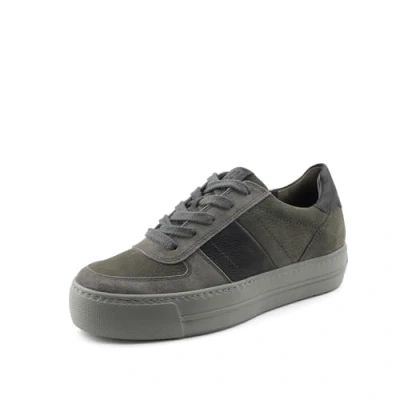 Abbildung von Paul Green Damen Pauls, Frauen Low Top Sneaker,schnürschuhe,schnürer,Plateausohle,Halbschuhe,straßenschuhe,Strassenschuhe,Grau (Titan/Iron),38 EU / 5 UK