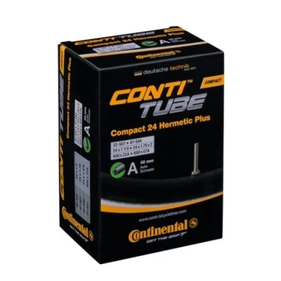 Abbildung von Continental Unisex Erwachsene Fahrradschlauch 1032410500 Fahrradschlauch, schwarz, 24 Zoll