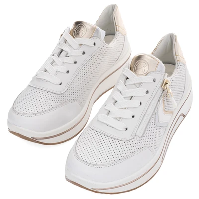 Abbildung von Ara SAPPORO Sneaker, Freizeitschuh, Komfortschuh, Reha Schuh in H Weite (sehr weit)