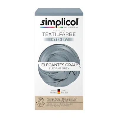 Abbildung von Simplicol Textilfarbe intensiv Elegantes Grau Einfaches Färben (1er