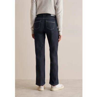 Abbildung von Cecil Rinsed WASH Jeans Straight Leg, Damen, Größe: 29x28, Blau