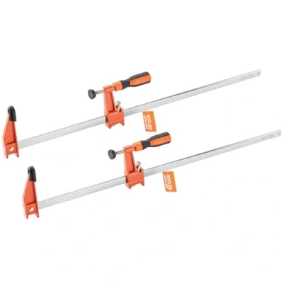 Abbildung von VEVOR 2 x Stangenklemmen Holzbearbeitung 60,96cm Gusseisen Feststellbar F Klemme