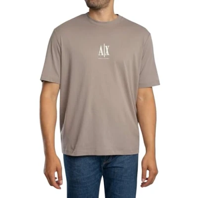 Abbildung von Armani Exchange Tshirt basic, Herren, Größe: XXL, Driftwood