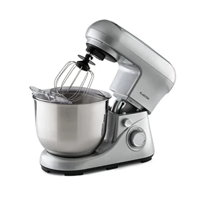 Abbildung von Klarstein Küchenmaschine mit Kochfunktion Bella Pico 2G, 1300 W, 5 l Schüssel, Knetmaschine Teigmaschine Teigknetmaschine Rührmaschine Standmixer
