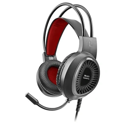 Abbildung von MARSGAMING Gaming MH120, Gamer Kopfhörer SuperBass+Flexible Mic, Lightweight, AIR Tech mediano schwarz