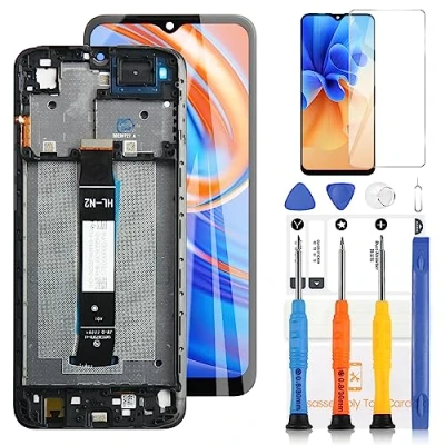 Abbildung von LADYSON LCD Display für Xiaomi Redmi A2/Redmi A2+ Ersatzdisplay A1/Redmi A1+ Touchscreen Digitizer Assembly mit Werkzeugen (6,52 Zoll, Schwarz Rahmen)
