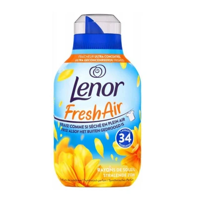Abbildung von 6x Lenor Weichspüler Fresh Air Stralende Zon (Sun Rays) 34 Wäschen / 476ml