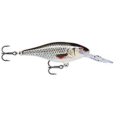 Abbildung von Rapala Shad Rap Angelköder Angelzubehör mit Balsa Konstruktion Süßwasser Spinnköder Lauftiefe 2.4 4.5m Fischköder 9cm, 15g Hergestellt in Estland Live Roach