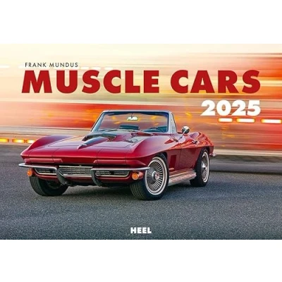 Abbildung von Muscle Cars Kalender 2025: Stilvolle Aufnahmen vor traumhafter Kulisse in den USA