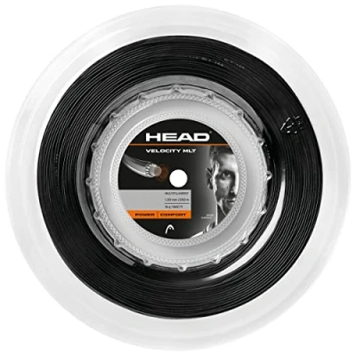 Abbildung von HEAD Unisex Erwachsene Velocity MLT Rolle Tennis Saite, Black, 17