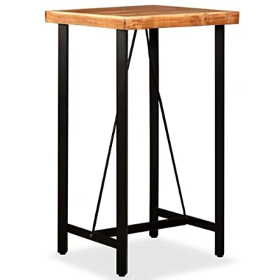 Abbildung von vidaXL Akazie Massiv Bartisch 60x60x107cm Stehtisch Bistrotisch Küchentisch
