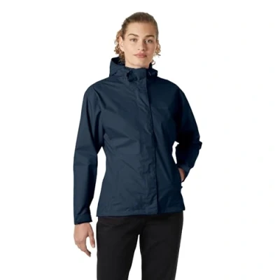 Abbildung von Helly Hansen W Seven Regenjacke / wasserabweisende Jacke, Damen, Größe: XXL, Dark blue