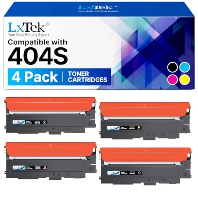 Abbildung von LxTek CLT P404C 404S Tonerkartusche Kompatibel für Toner Samsung C480W K404S C404S Y404S M404S Xpress SL C480FW C430W C48X C480 C480FN C430 C432W C432 C433W (4er Pack)