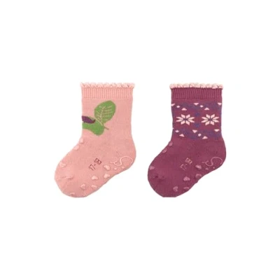 Abbildung von Sterntaler Mädchen ABS Krabbelsocken DP Raupe, mattrosa, 16 EU