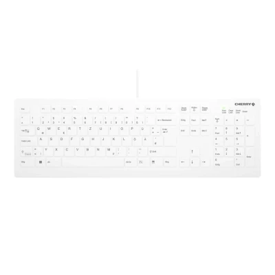 Abbildung von Cherry Hygiene Tastatur kabelgebunden AK C8112 weiß