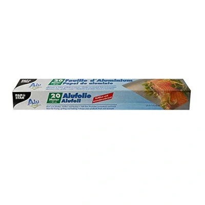 Abbildung von PAPSTAR Alufolie 20 m x 30 cm in Faltschachtel