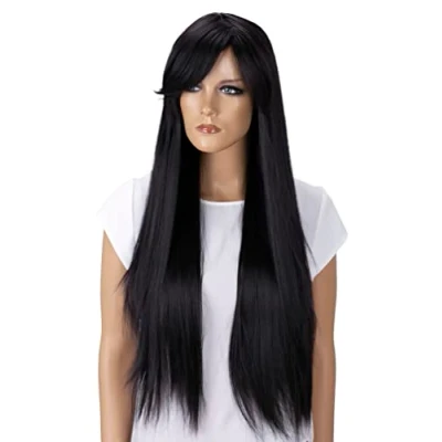 Abbildung von CAISHA 80cm Langhaar Perücke Fiona Fashion Wig Cosplay Glatt Dunkelrot FZ503a