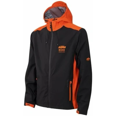 Abbildung von KTM Jacke Factory Team Hardshell Wind and Rain, Longsleeve XL black/oange