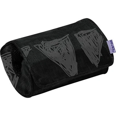 Abbildung von Original Dooky Arm Cushion Black Tribal Polsterkissen Armschoner mit Klettverschluss für Babyschale universale Passform, grau