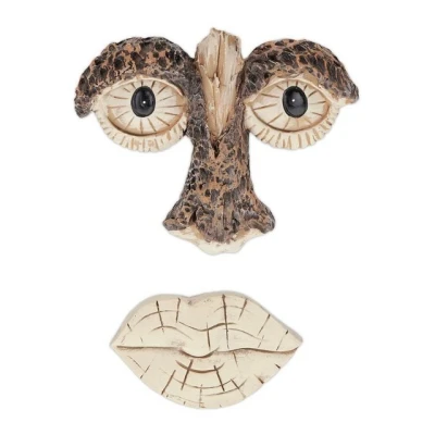 Abbildung von relaxdays Gartenfigur 2 teiliges Baumgesicht