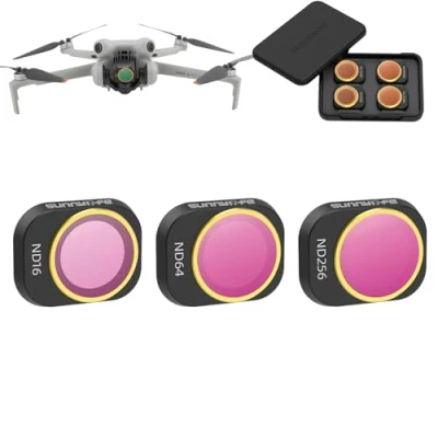 Abbildung von MotuTech Filter Set für DJI Mini 4 Pro Neutraldichtefilter ND16+ND64+ND256