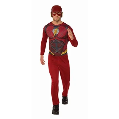 Abbildung von Rubie&#039;s Kostüm The Flash Comic Kostüm, Schnell &amp; easy verkleidet als Superheld!