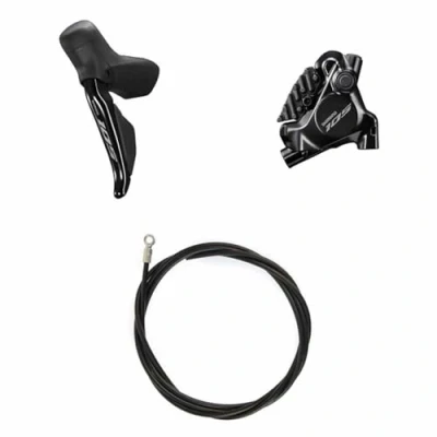 Abbildung von Shimano Scheibenbremse 105 Di2 BR R7170 VR 1000mm sw mit Hebel ST