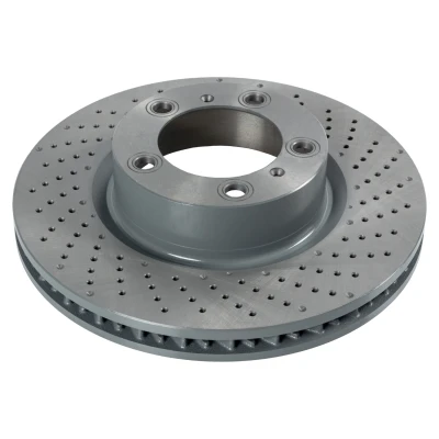 Abbildung von FEBI BILSTEIN 108336 Bremsscheibe Vorderachse rechts 330 28 5 130 gelocht/innenbel. beschichtet hochgekohlt PORSCHE: 911 Coupe, Boxster, Cabrio