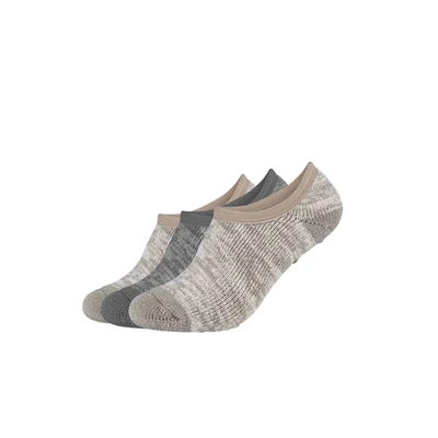 Abbildung von camano 3 PACK Socken, Damen, Größe: 35 38, Taupe