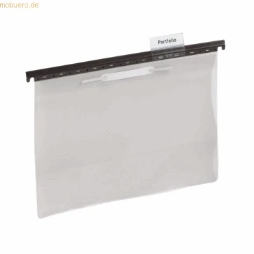 Abbildung von 25 x Durable Hängehefter A4 Kunststoff transparent/grau