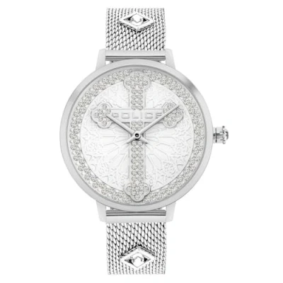 Abbildung von Police Socotra Uhr, Damen, Größe: One Size, Silberfarben