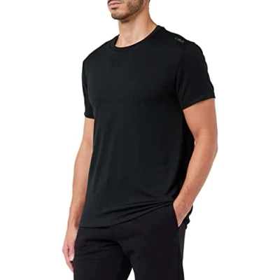 Abbildung von CMP Herren T Shirt Shirt, Nero, 46, 39T7117