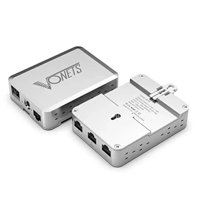 Abbildung von VONETS Industrial PoE Gigabit Switch Ethernet Netzwerk RJ45 Splitter Extender Plug&amp;Play 10/100/1000M 3PoE +1 SFP+1 Uplink (5 Ports) Metall Universal für Netzwerkgeräte VSP510