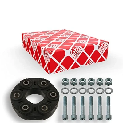 Abbildung von FEBI BILSTEIN 40087 Hardyscheibe 110 hinten 148 mit Schrauben, Unterlegscheiben Muttern MERCEDES BENZ: SLK