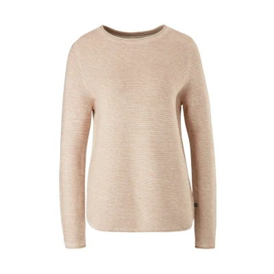 Abbildung von QS by s.Oliver Strickpullover, Damen, Größe: Large, Beige melange
