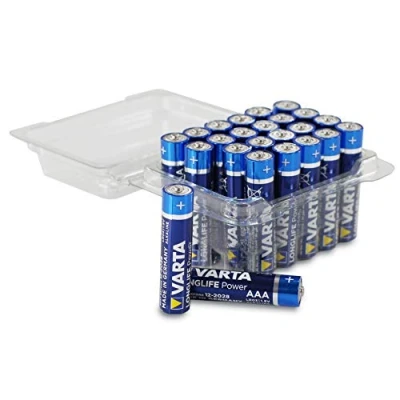 Abbildung von 24 Varta Longlife Power, hohe Energie, Micro AAA 4903 Batterien Alkaline MN2400 Sonderpack,
